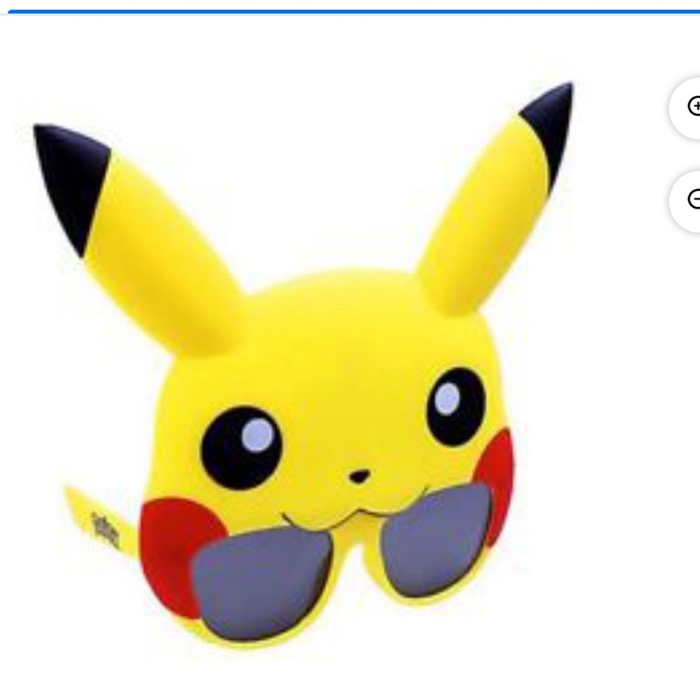 Pokemon Pikachu SunStacher sunglasses mask